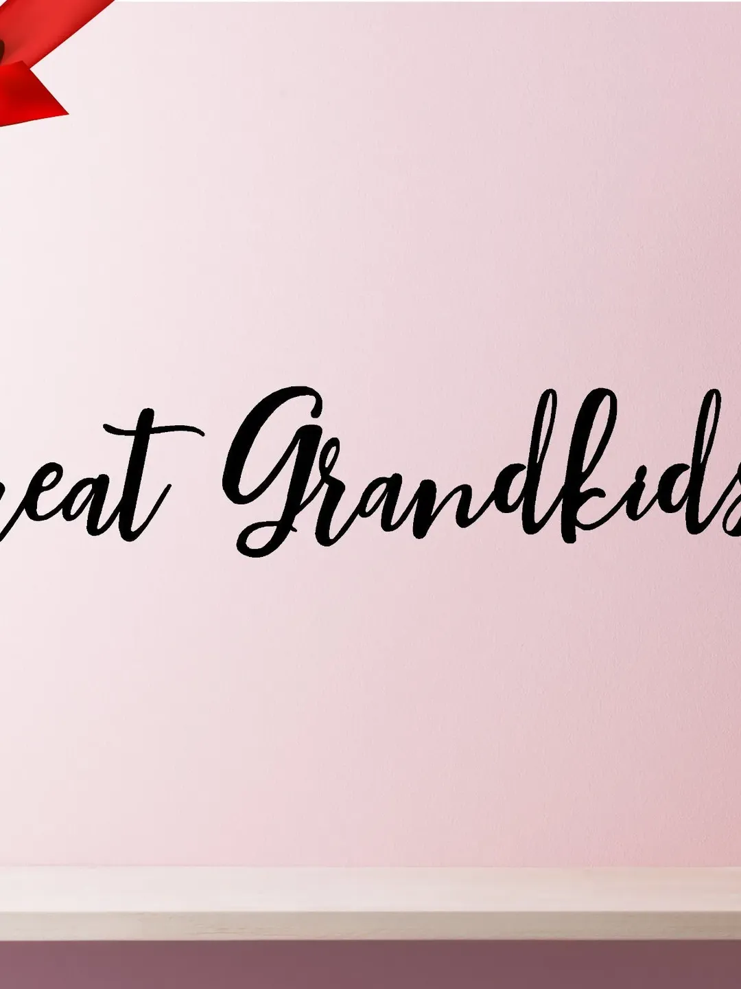 Great Grandkids Sign, Metal Word Sign, Great Grandkids picture decor, Great Grandkids cursive caligraphy, metal sign