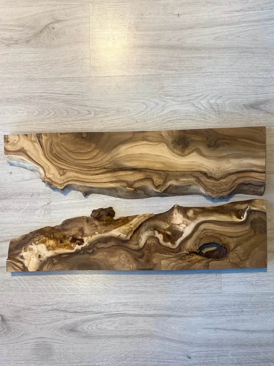 26"Silverberry Wood Blank Slab, Live Edge Wood Slab, Epoxy Resin Wood, Raw Edge Wood