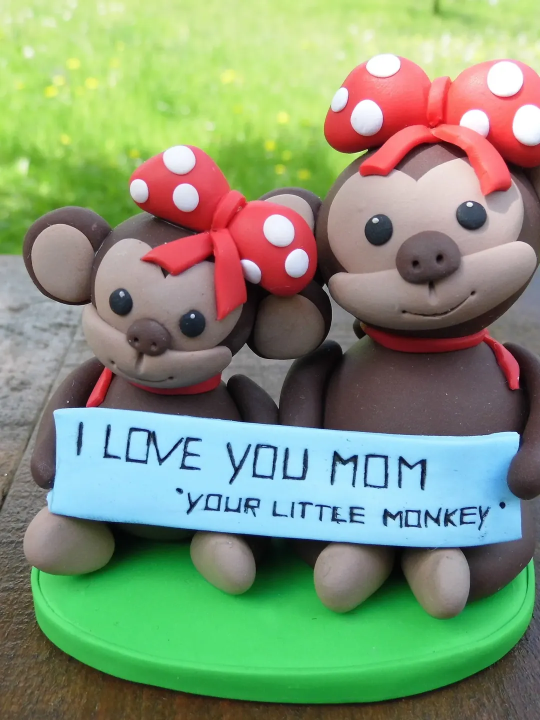 Custom Christmas Gift, Gift From Daughter, Personalized Mom Daughter Written Thank You Message Gift, Unique Gift, Personalized Figurine Gift