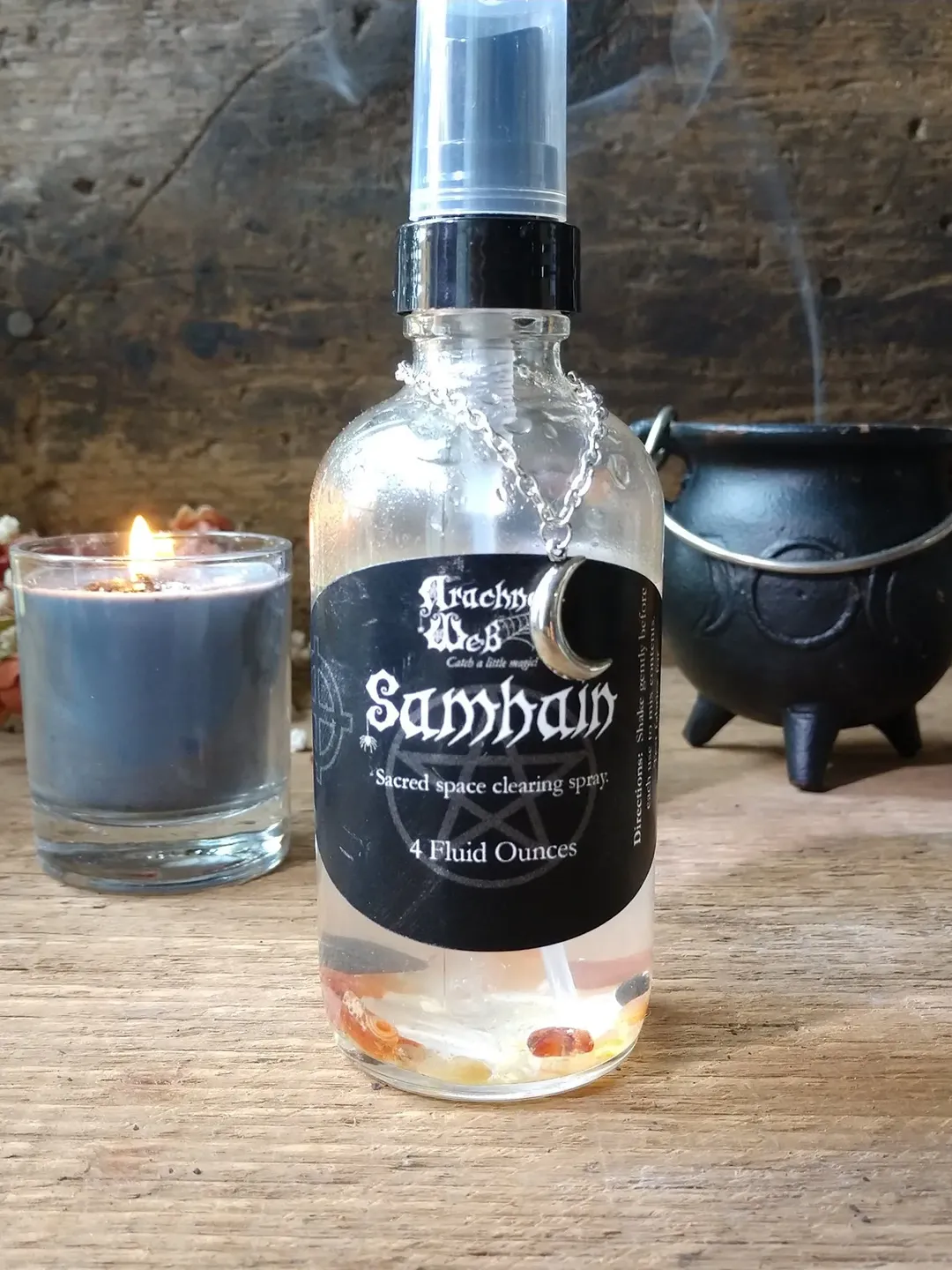 Samhain Clearing Spray, Samhain Blessing Mist, Essential Oil Spray, Halloween Spray, Witch's Ritual Spray