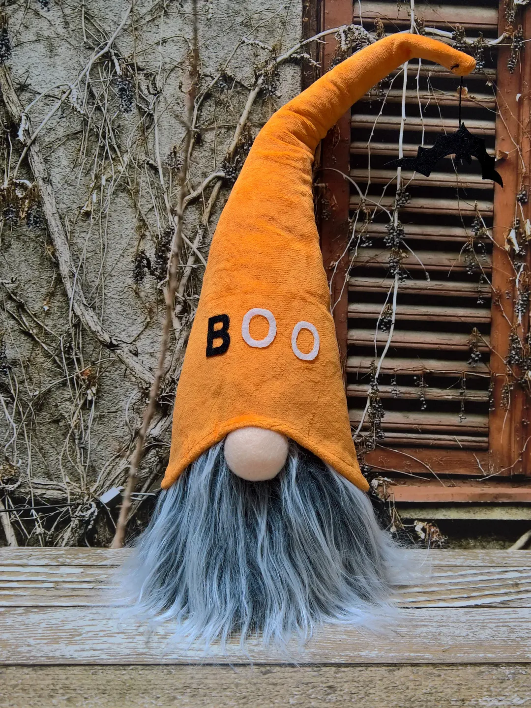 Halloween decoration gnome, Halloween outdoor decor, Home decor, Halloween BOO gnome, Gift idea, Halloween gifts