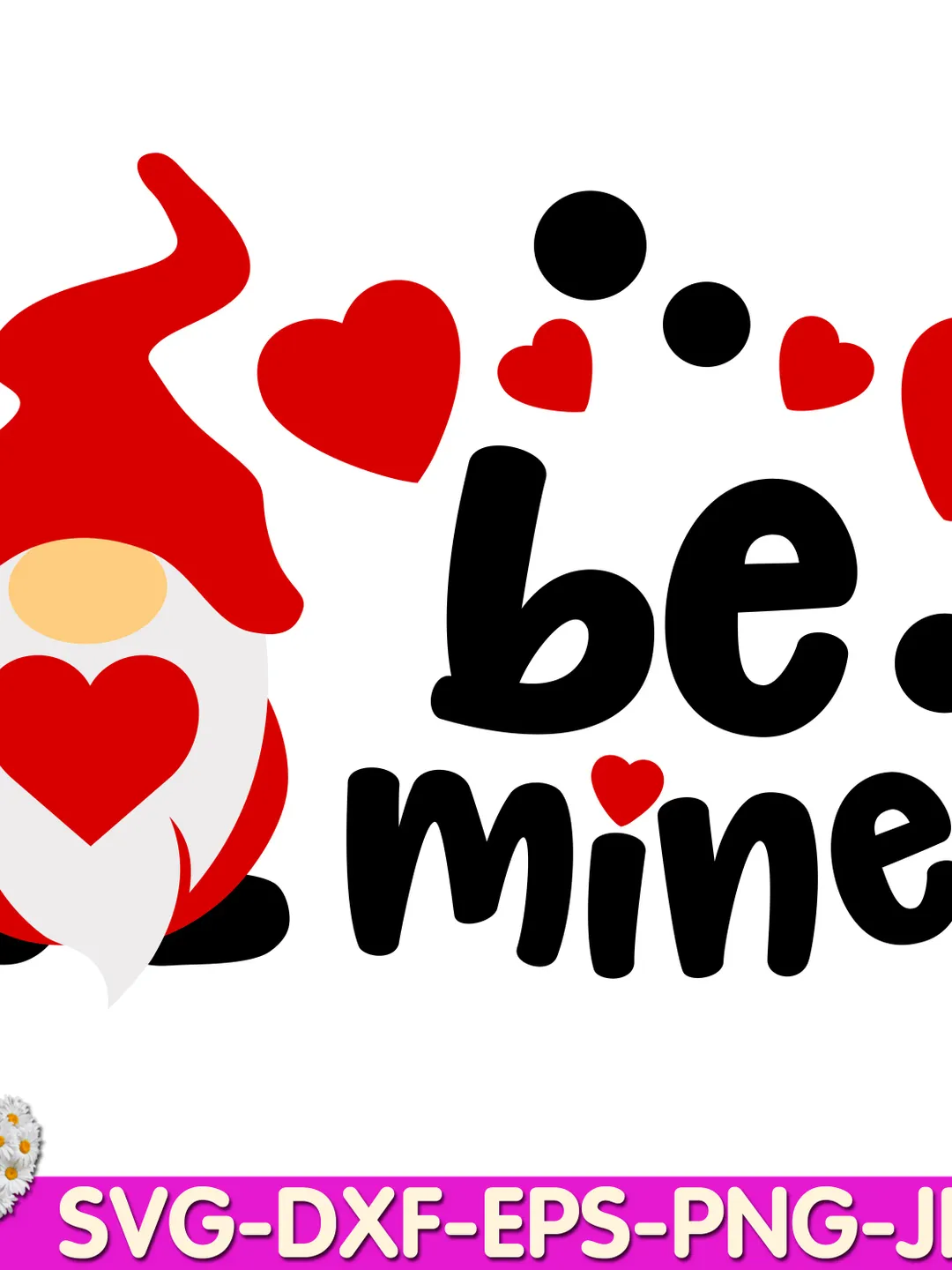 Valentine Day Gnomes SVG Valentine Gnome SVG Love SVG digital design ...
