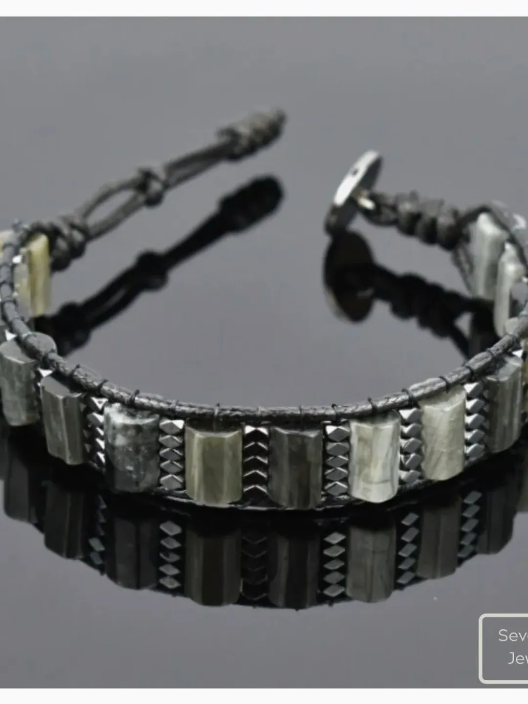 Natural Eagle's Eye Pietersite Bracelet, Masculine Wristlet, Unique Design Jewellery, High Quality Gemstones, gifts for Men, Dad, Boyfriend