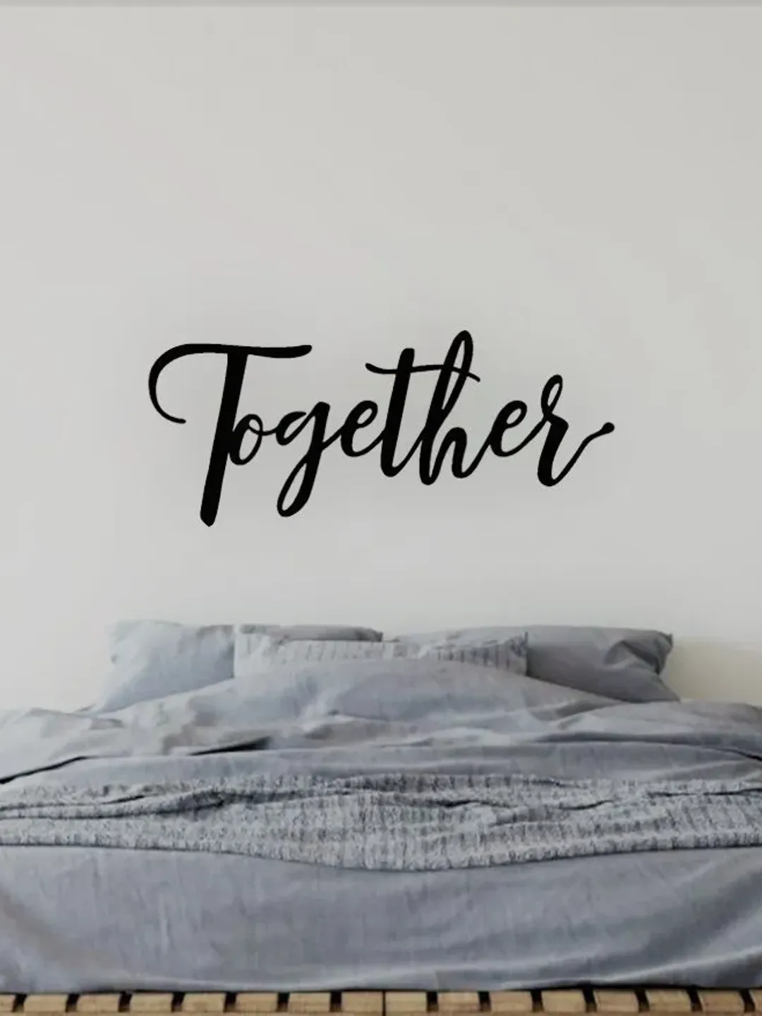 Together Metal Sign, Bedroom Wall Decor, Together Family Decor