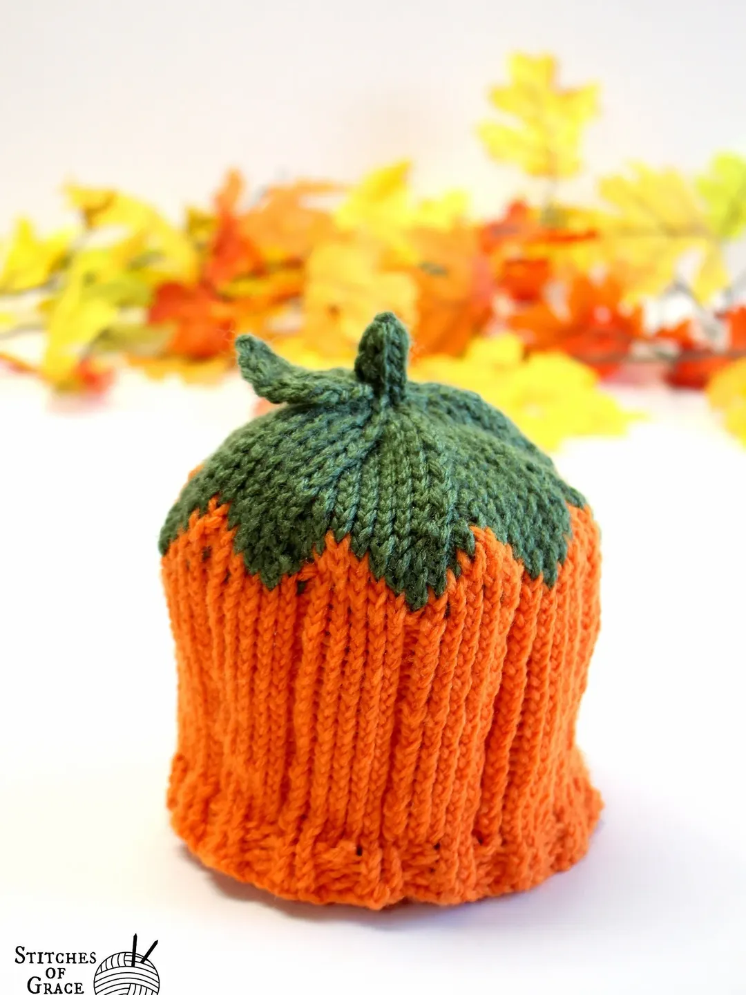 Knit Yarn Pumpkin Hat, Fall Festival Gift Ideas, Vegetable Hat, Halloween Hat, Gifts for Kids, Pumpkin Patch Family Photo Shoot Prop