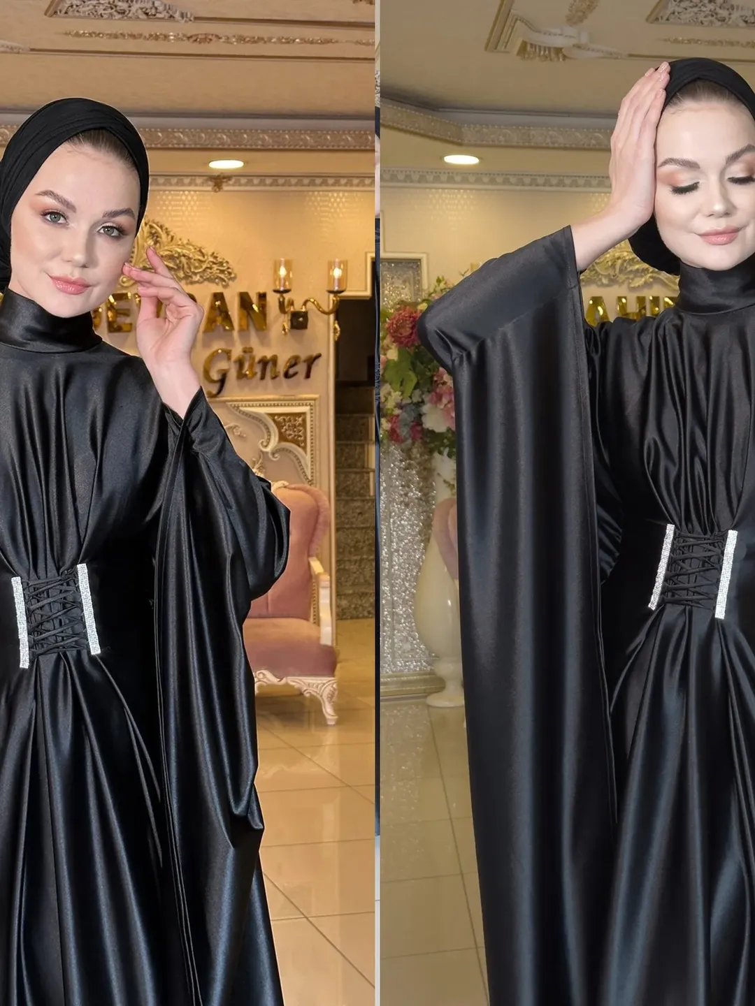 AHUNARE HIJAB - Wedding Dress, Muslim Evening Gown, Nikah, Islamic Wedding, Engagement, Bridesmaid