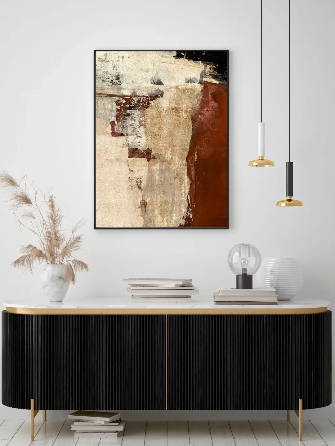 Warm living room decor, Art print, Aesthetic room decor, Extra large wall art abstract, Abstract art print, abstract Art