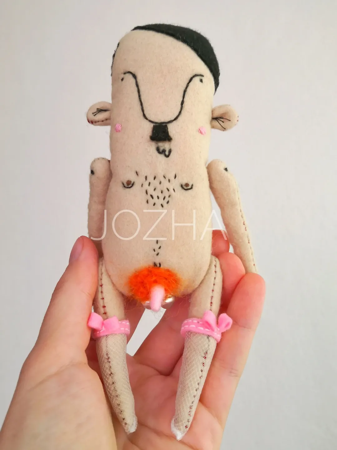 Adolf Hitler doll - Hitler soft toy - Adult plushies - Collectible art doll 