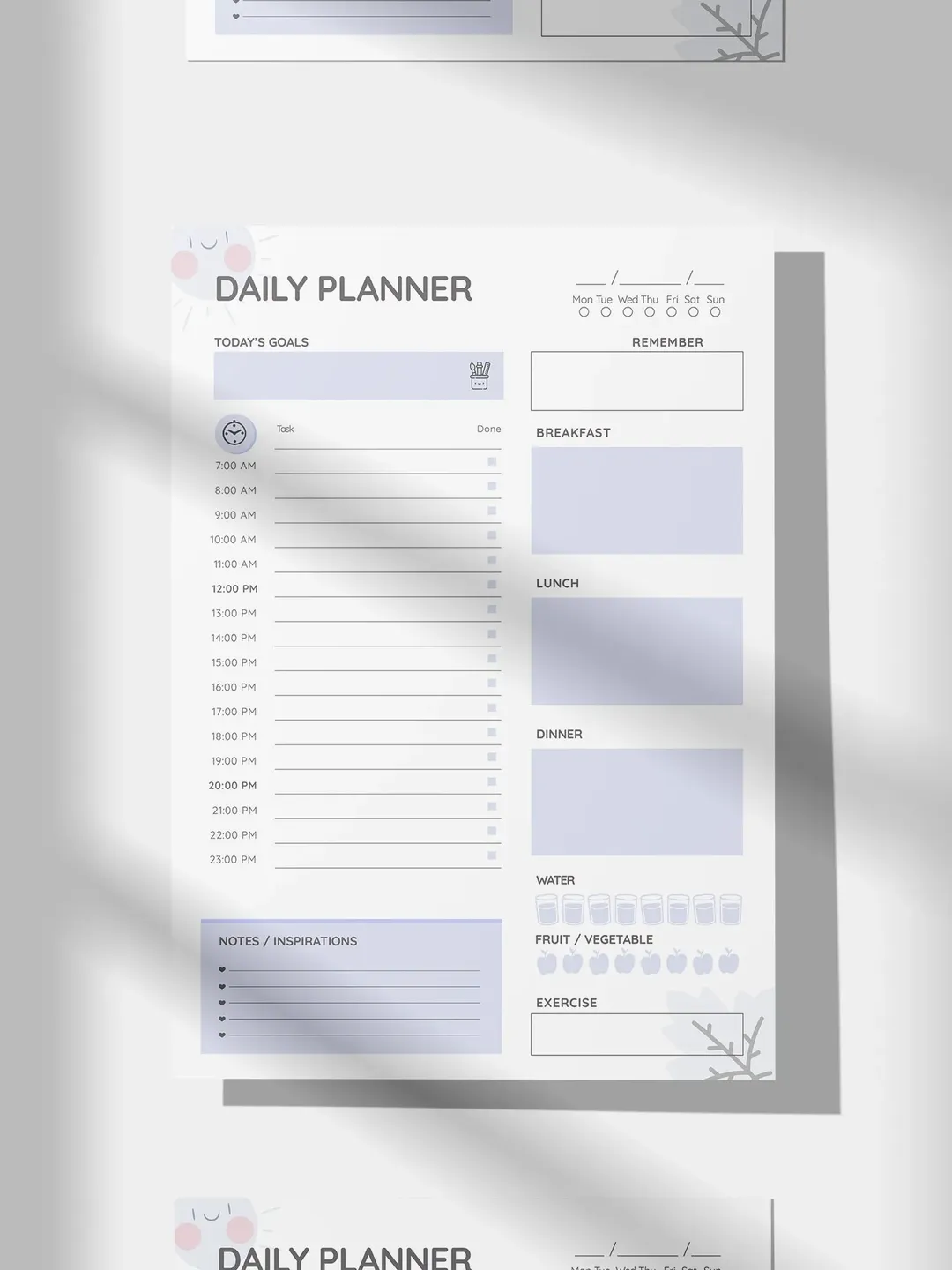 Daily Planner | Good Notes Planner | Travel Planner | Daily Goals ...