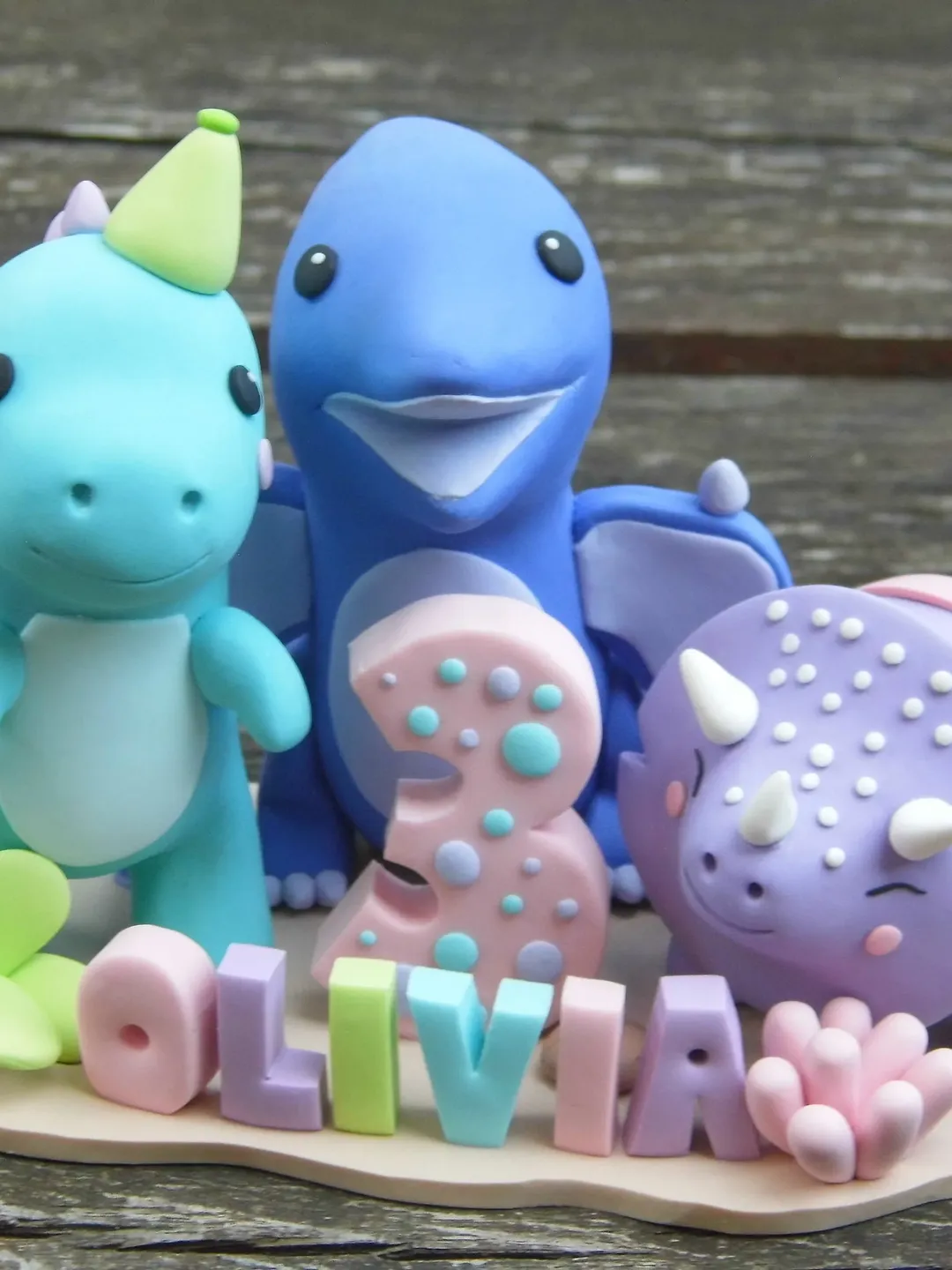 Dinosaur World Cake Topper, Jurassic World Birthday Cake Topper, Custom Animal Cake Topper, Dinosaur Birthday Gift, Custom Dinosaur Figurine