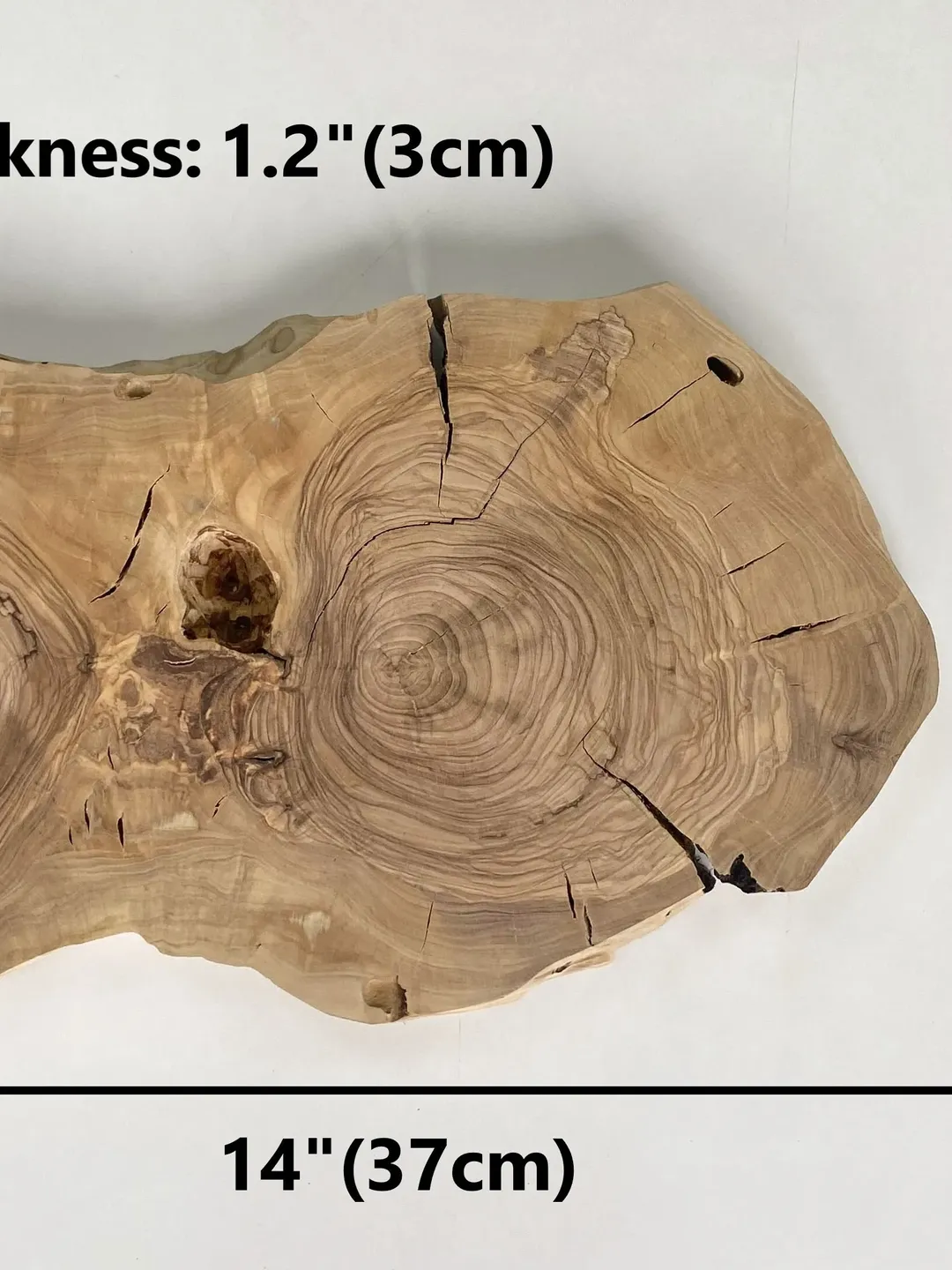 Tree Slab 9 In Olive Wood Slab, 14