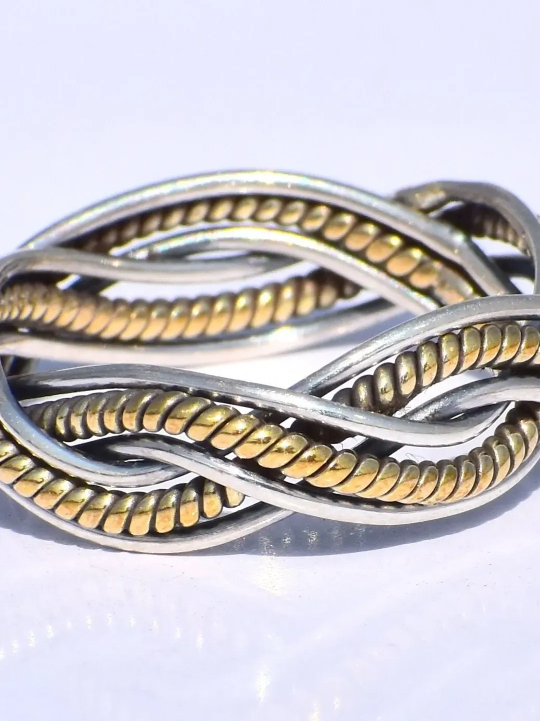 Silver Brass Band Ring, Sterling Silver Ring, Handmade Ring, Silver Brass Ring, Wire Ring, Jewelry For Women, Gift For Her, Statement Ring