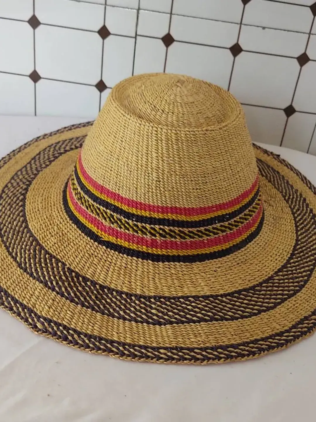 Straw hat | Floppy Beach Hat | Sun hat women Witches Hat | Bride hat |Wide brim hat