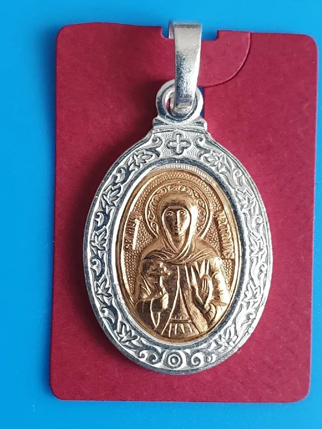 Saint Natalia of Nicomedia religious blessed icon medallion free shipping | Orthodox store