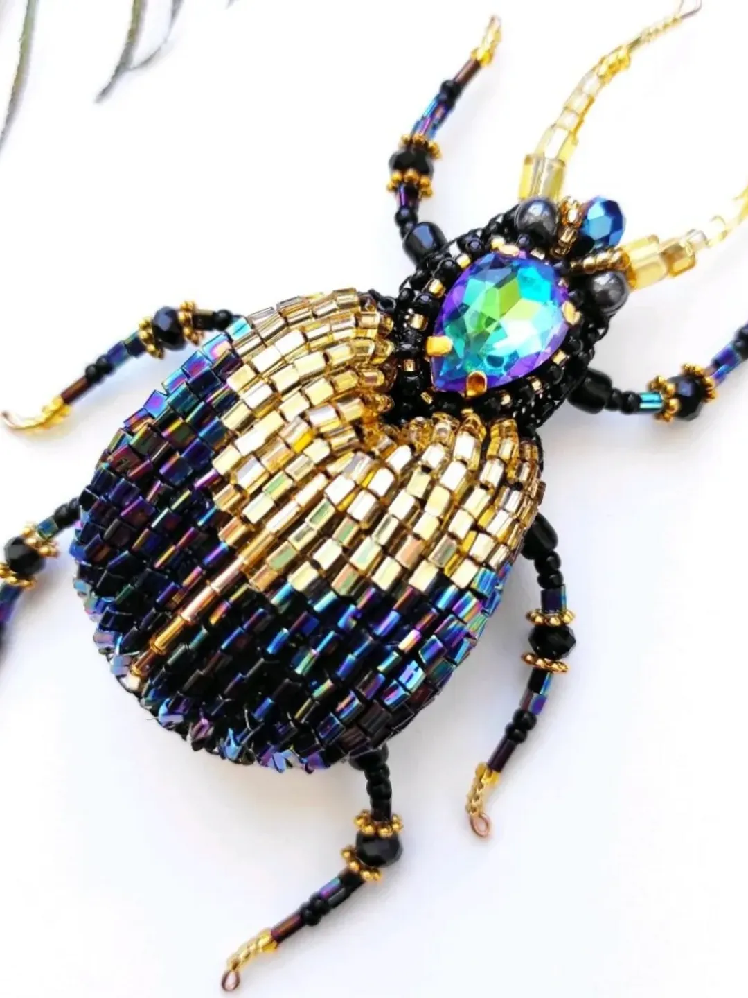 Beaded insect brooch, insect pin, mooth brooch, butterfly brooch, bug pin, bee brooch, bug brooch, insects, madam toto