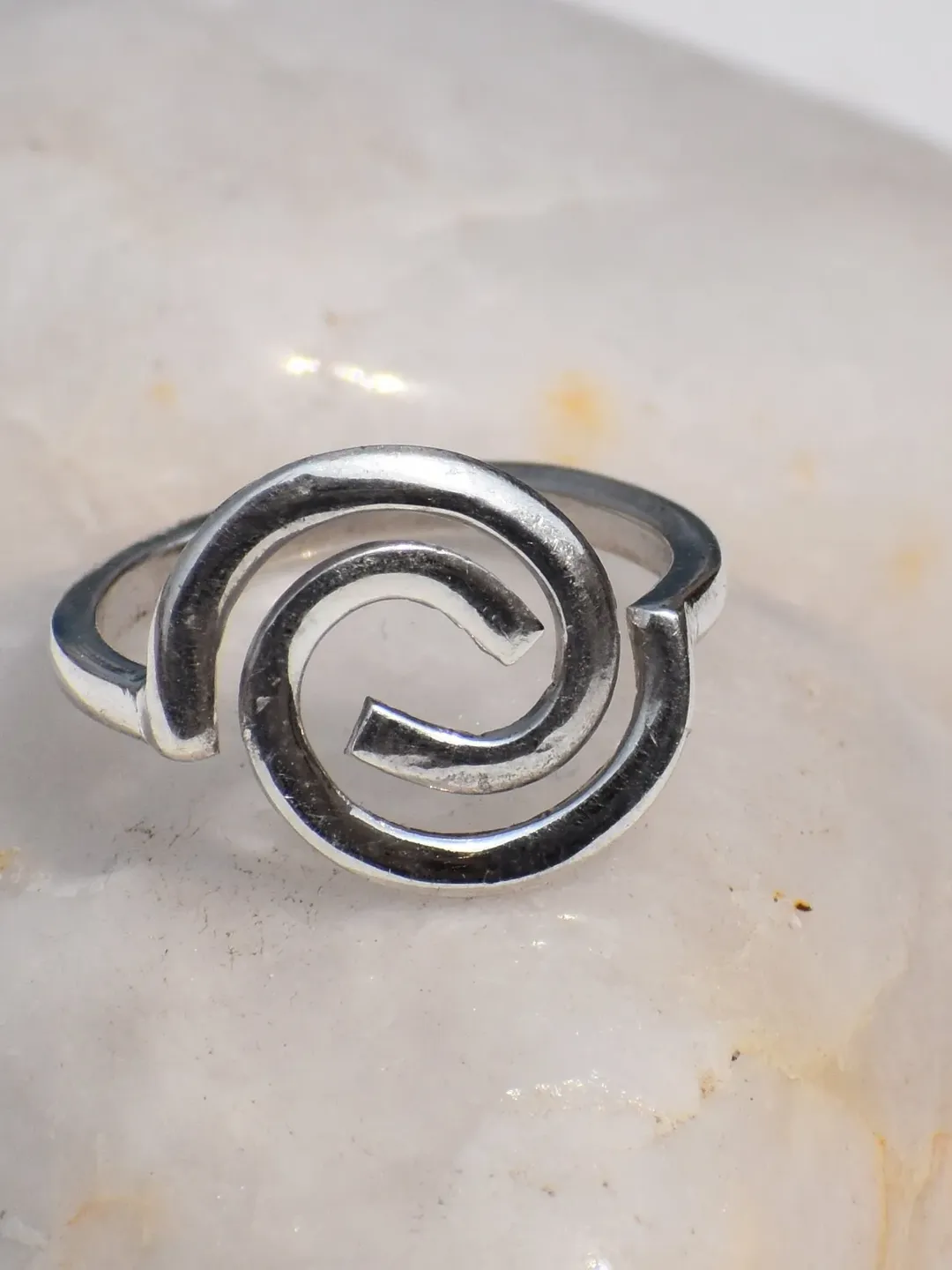 Spiral Ring, Swing Ring, Coil Ring, Midi Ring, Handmade Ring, 925 Silver Ring, Unisex Jewelry, Statement Ring, Adjustable Ring, Chunky Ring