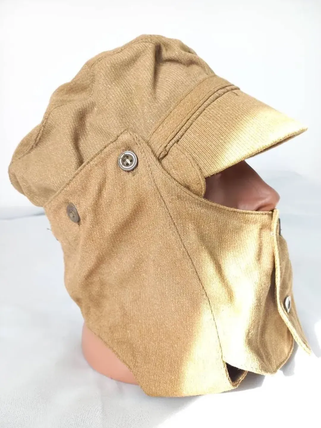 Soviet Military Cap with Protection.  Field Soldier's Cap of the Armed Forces of the USSR