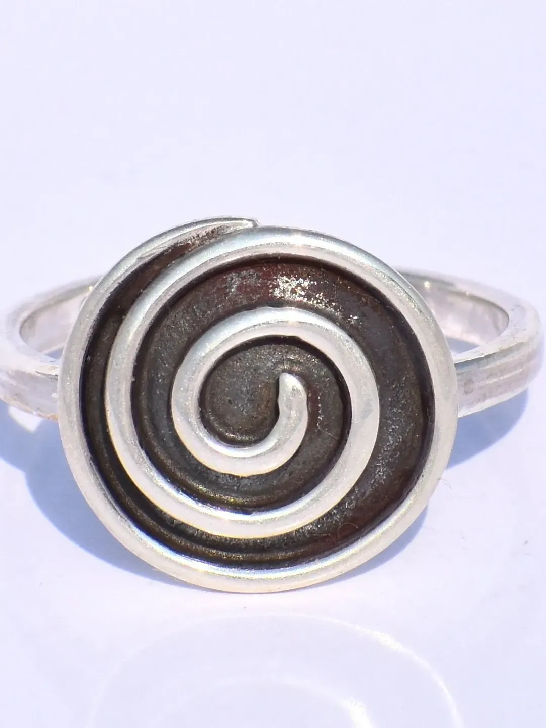 Spiral Ring, Dainty Ring, Boho Jewelry, Toe Ring, Handmade Ring, Chunky Ring, Anxiety Ring, Anniversary Gift, Gift For Her, Oxidized Jewelry