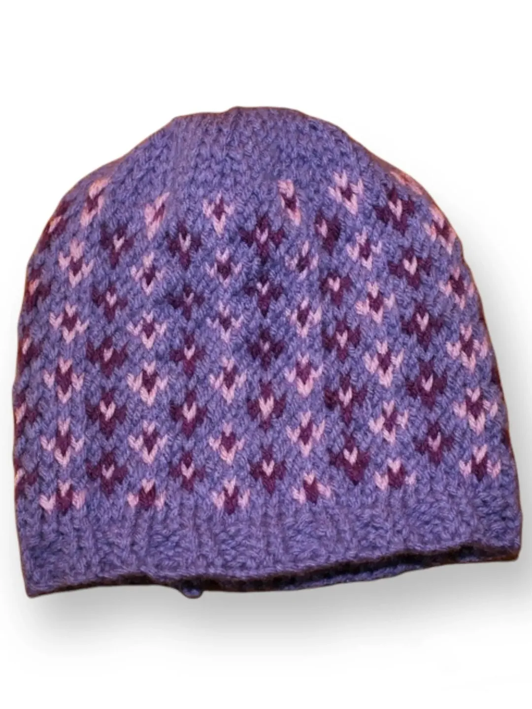 Purple and Pink Baby Hat for New Babies, Newborn Crib Hat, Expectant Parents, Baby Shower Gift Idea, Crochet Lace, Little Girls and Moms Hat