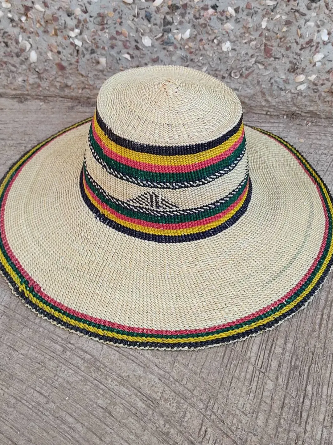 Vintage straw hat | Straw sun hat | Floppy beach hat | Bride hat