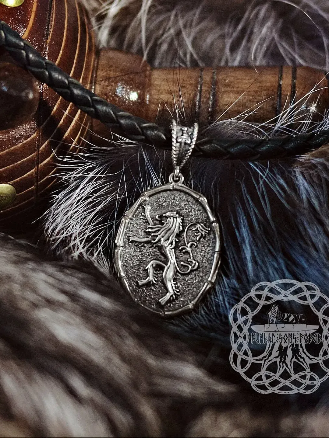 House Lannister Pendant, Game of Thrones Pendant, Game of Thrones Jewelry,  Sterling Silver Pendant, Jaime Lannister