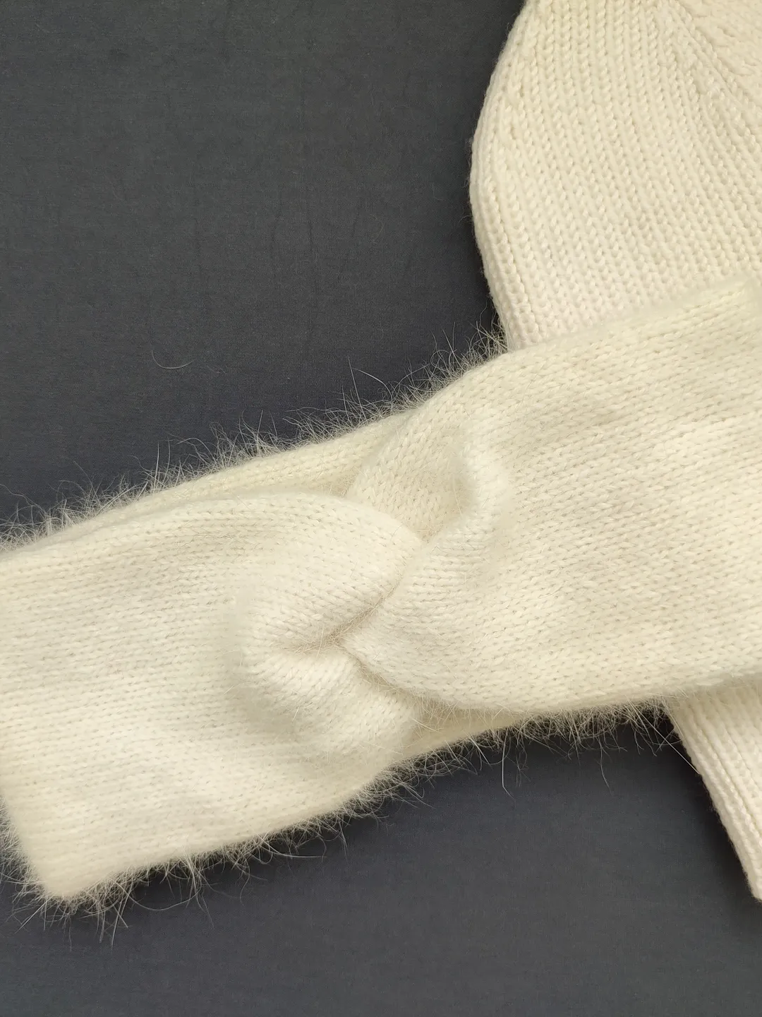 Headband for Women, Hat for women, knitted set hat and headband, white hat, white headband, gift ideas