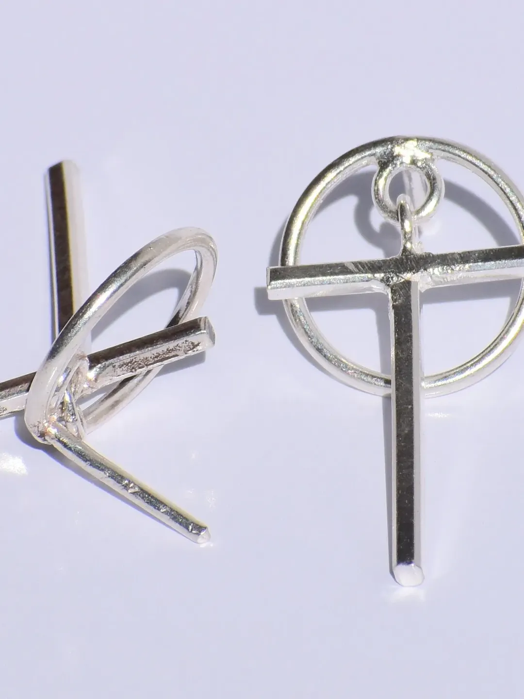 OT Shaped Earrings, Dangled & Drop Earrings, Silver Jewelry, Woman jewelry, Engagement Gift, Bohemian Jewelry, Promise Earrings, Earring