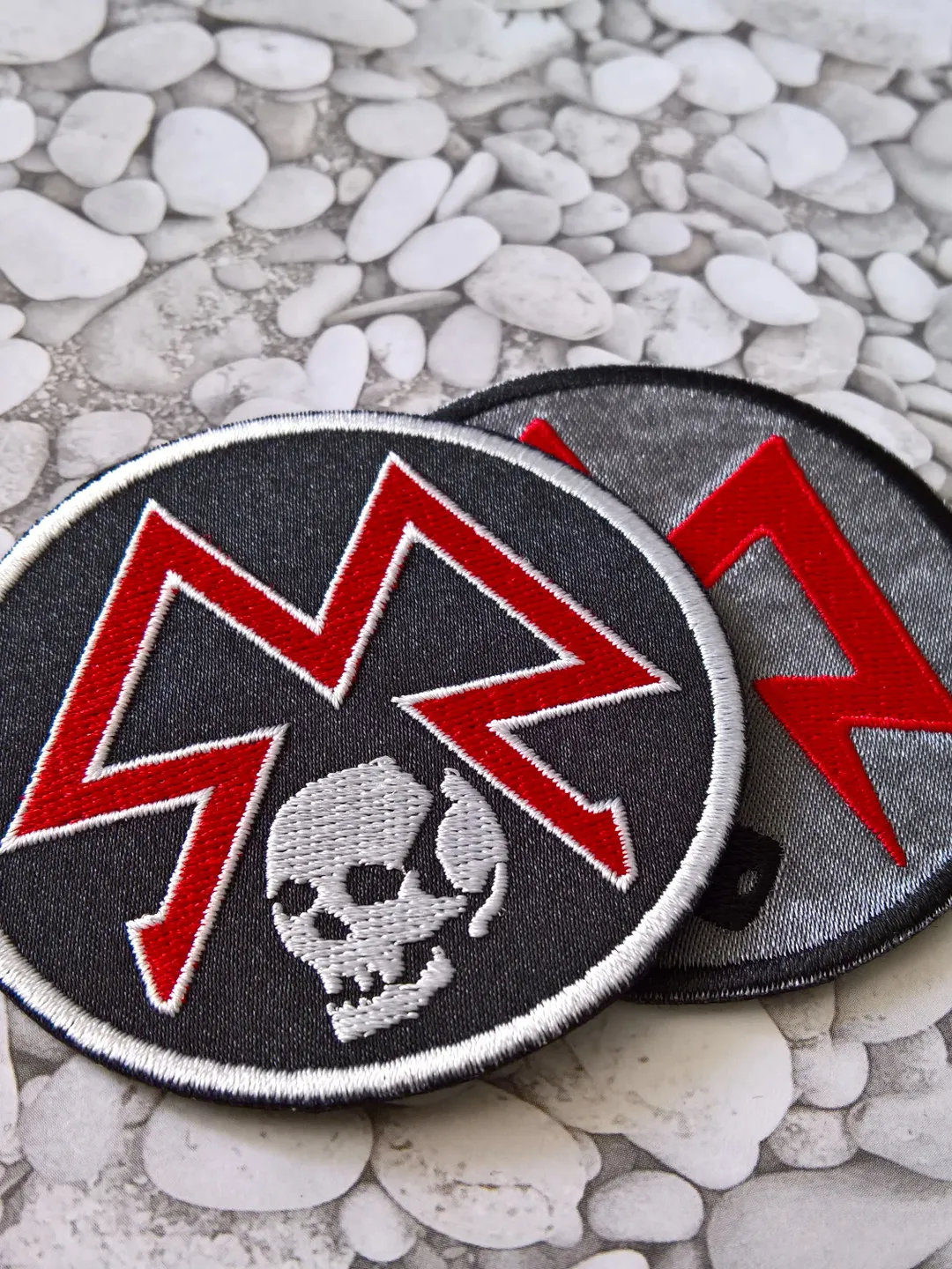 Cosplay Metro Patch Sew on Sparta patch Metro Ranger Symbol Moral patch Hook and Loop