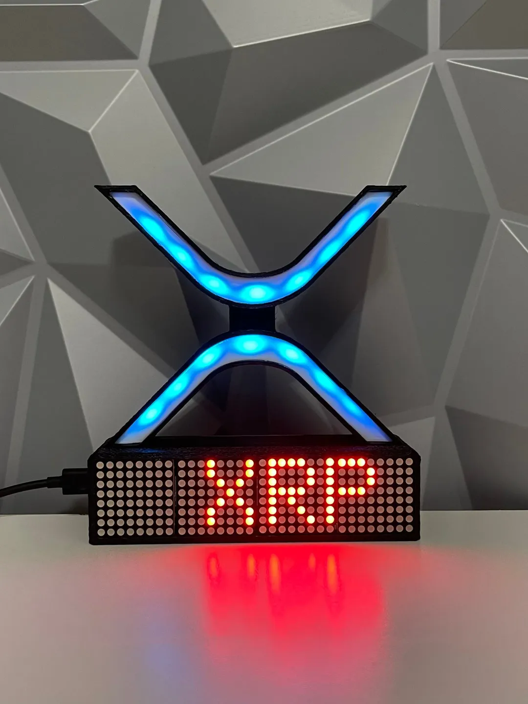 XRP Crypto Coin Price Ticker Display