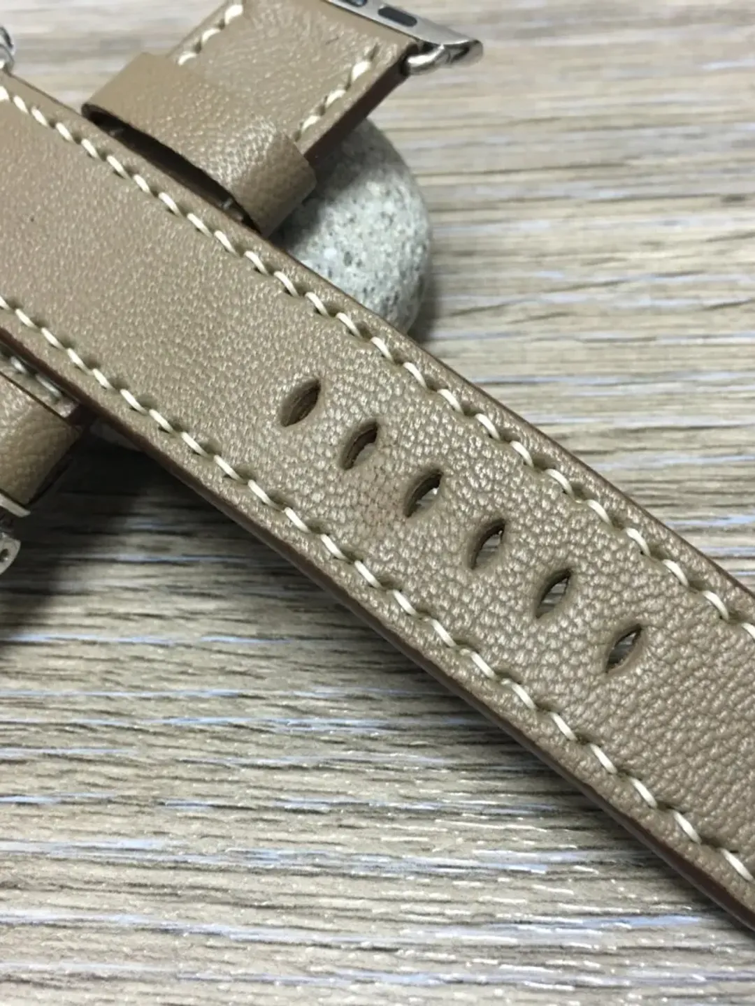 Apple Watch Band, iwatch, Apple Watch Band 42mm, Etoupe Grey, Apple Watch Strap, leather Watch Band, Apple Watch 38mm, FREE SHIPPING