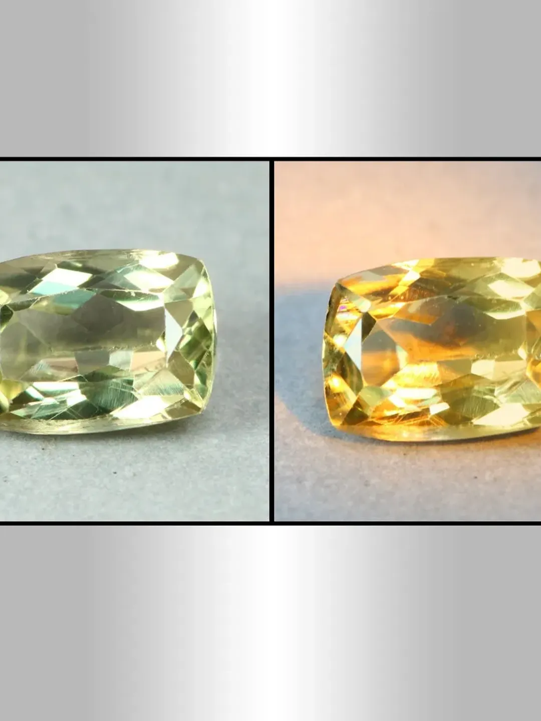 0.94 CT Remarkable Quality Gemstone 100% Natural Color Change Diaspore