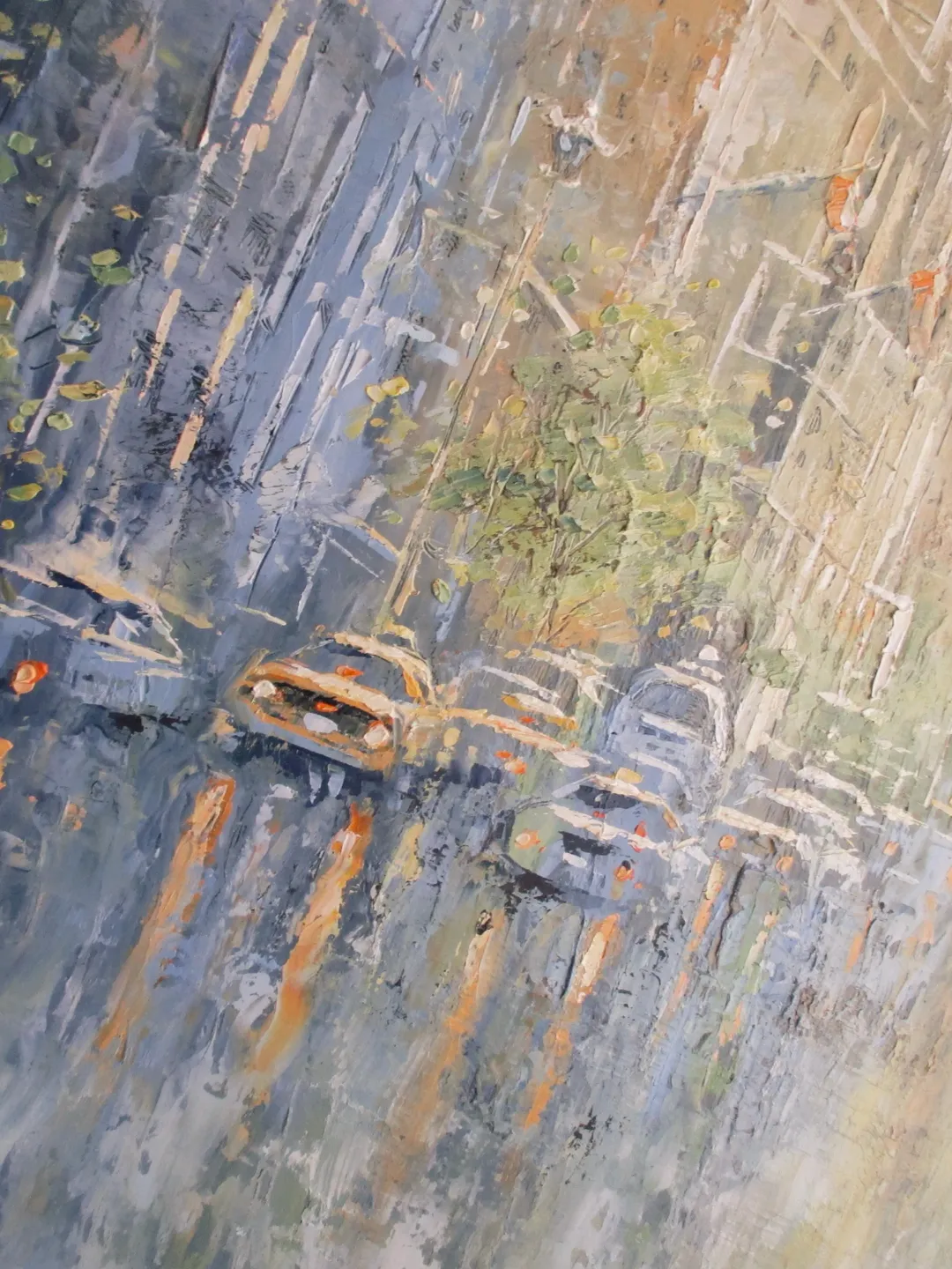 New York Painting "DAY IN NYC Painiting on Canvas Modern Impasto ...