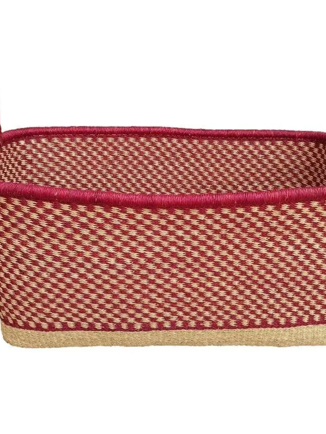 Laundry Basket With Handle | Blanket Basket | Laundry Bag | Large Laundry Basket | Woven Basket | Ghana Basket | Storage Basket