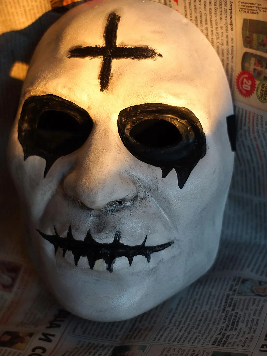 The Purge Anarchy Cross Mask Horror Eradicate Killer Masks Halloween Party Scary Mask