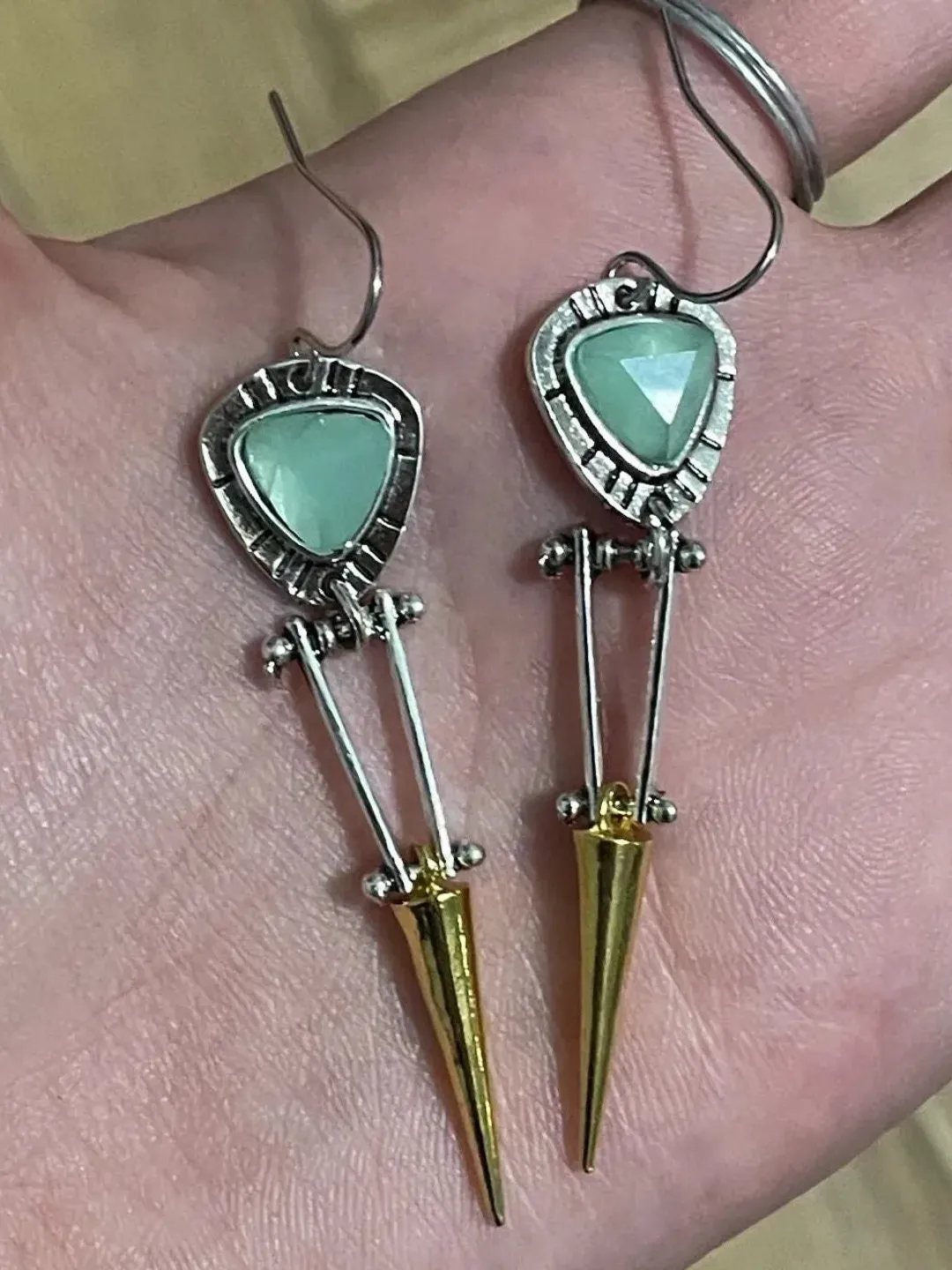 Geometric Drop earrings, Tribal Earrings, Large Boho Earrings, Ethnic Earrings, Bohemian Earrings, Festival, Gypsy Earrings, Chandelier