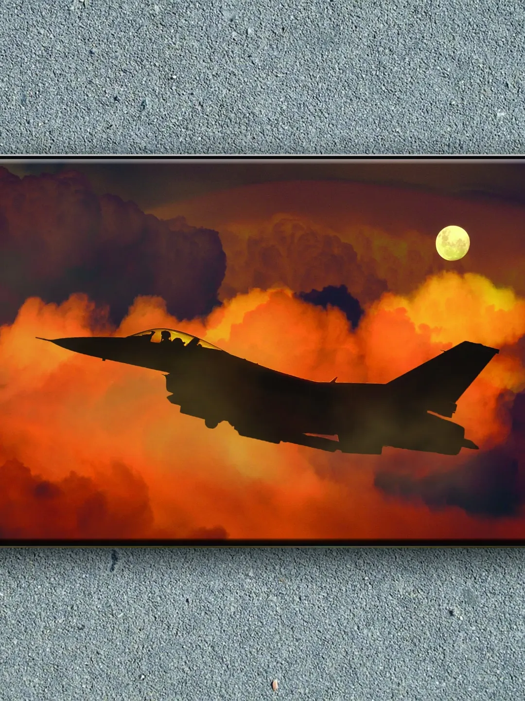 Plane Print on Canvas , Floating Frame Option, Modern Wall Art, Extra Large Canvas Wall Art