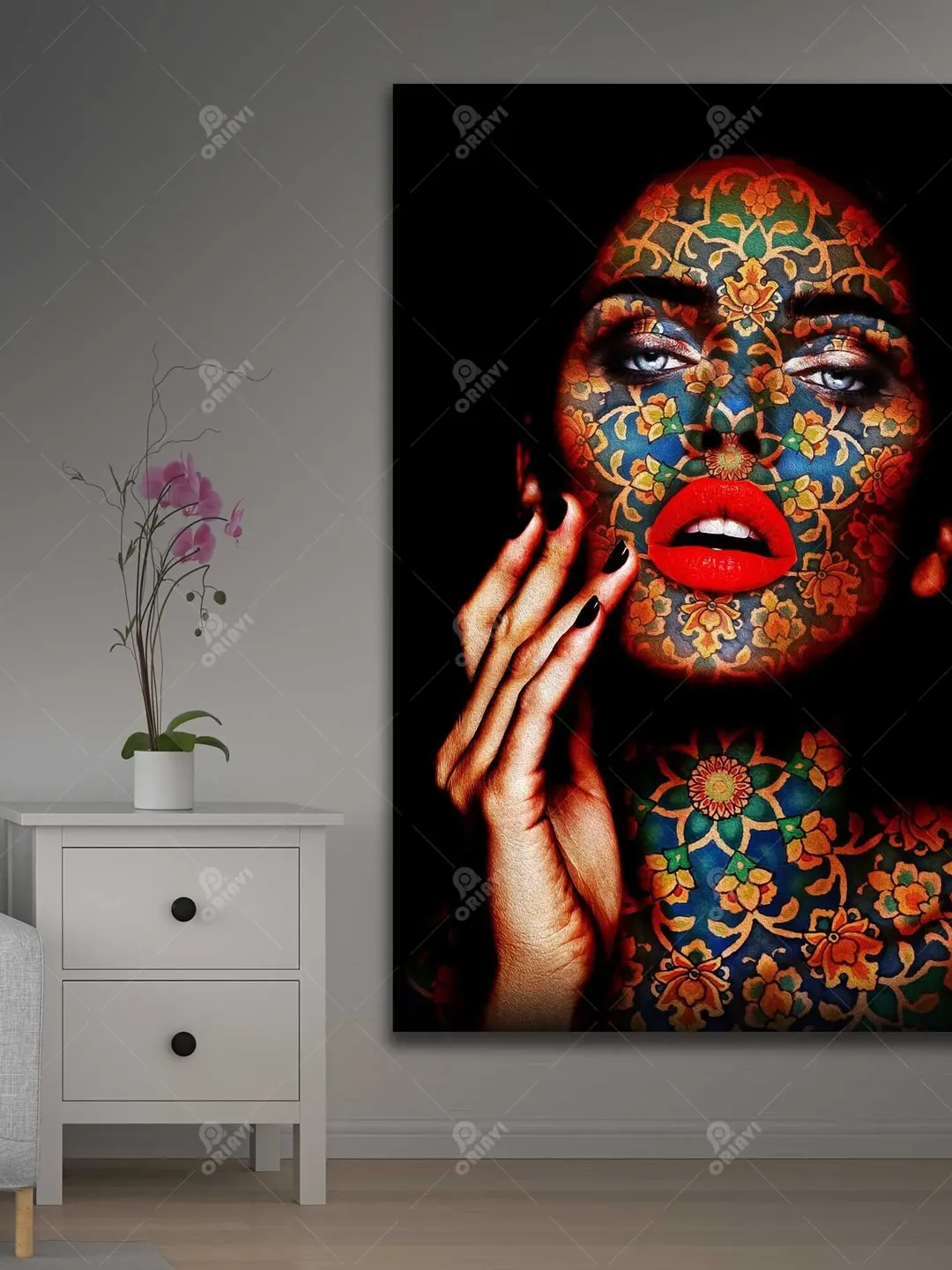 Lovely Face | Persian Wall Art | Persian Calligraphy Wall Art | Traditional Persian Gift | Persian Art