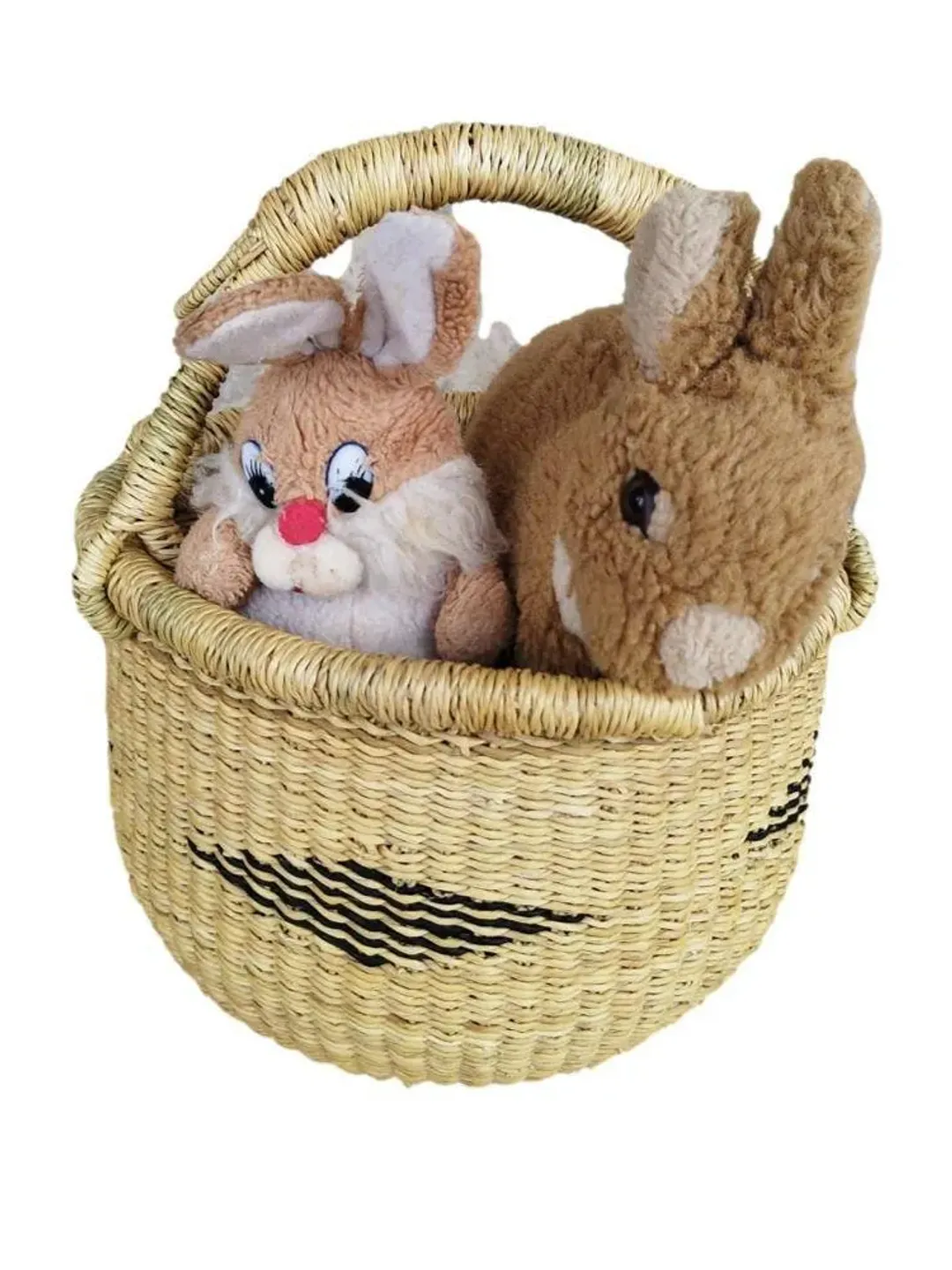 Bolga Basket, African Basket, Woven Basket, Baby Toy Basket, Vegan Gift Basket, Baby Gift Basket, Family Gift Basket