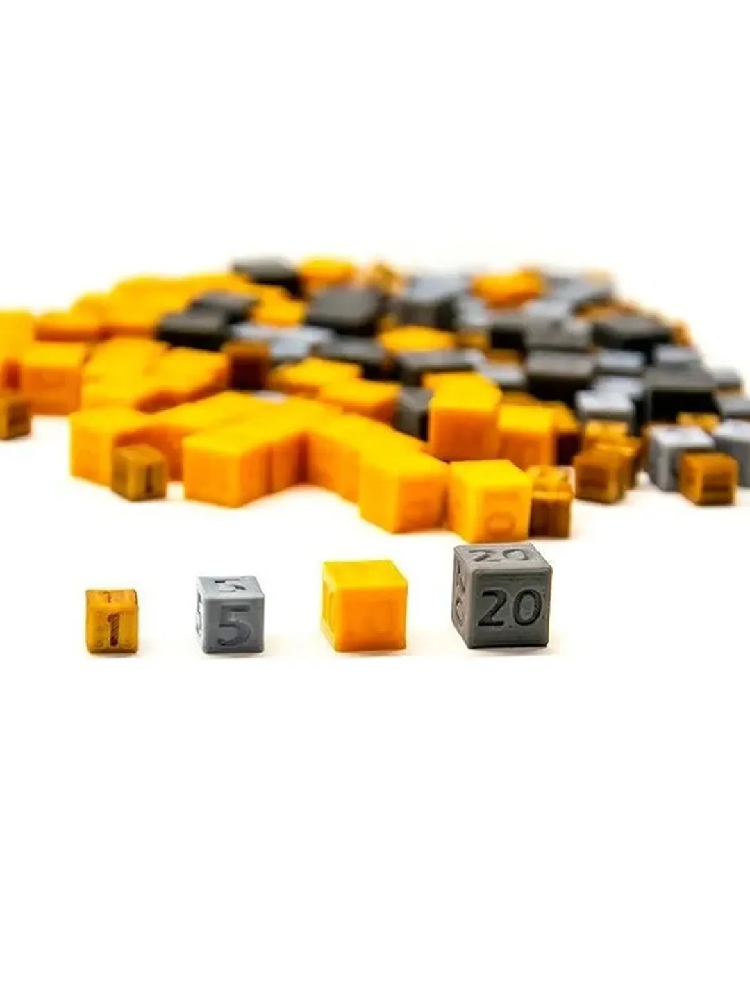 Terraforming Mars Board Game Compatible Resource Cubes - Game Accessories Mega Credit Component Upgrade Mars Resources Gift for Boardgamer