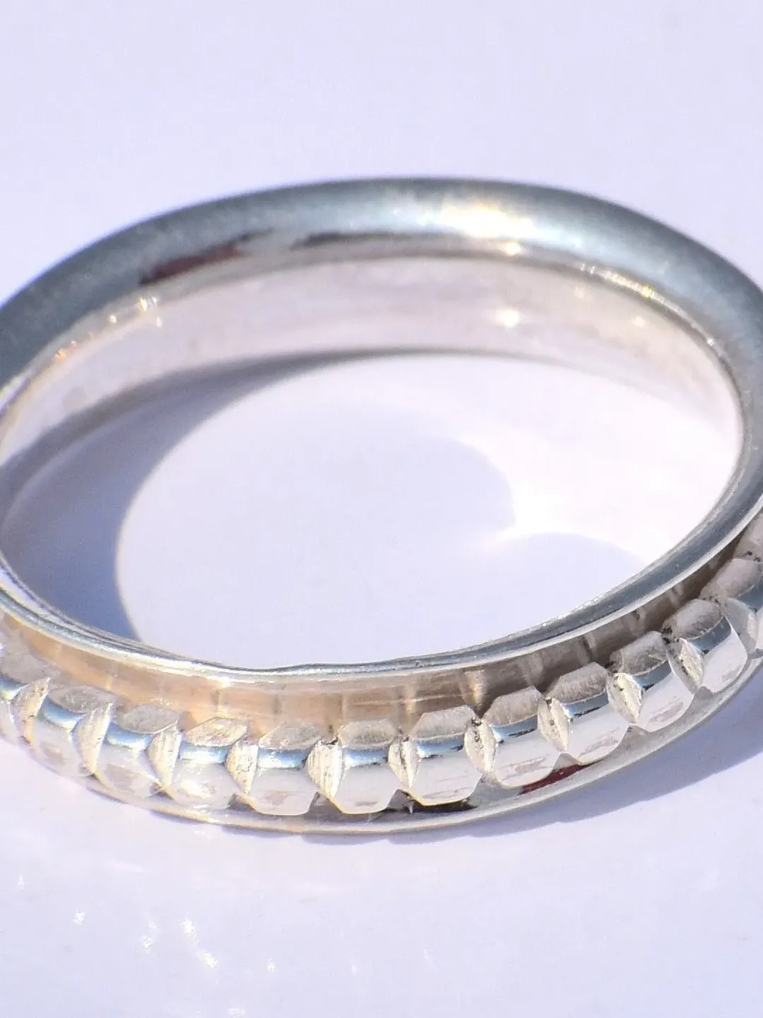 Spinner Ring, Minimalist Spinner Ring, Handmade Ring, Meditation Ring, Anxiety Ring, Fidget Ring, 925 Sterling Silver Ring, Statement Ring