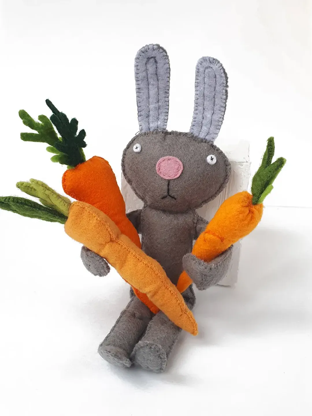 Bunny rabbit with carrot toy sewing pattern , Easter Decor for Tiered ...