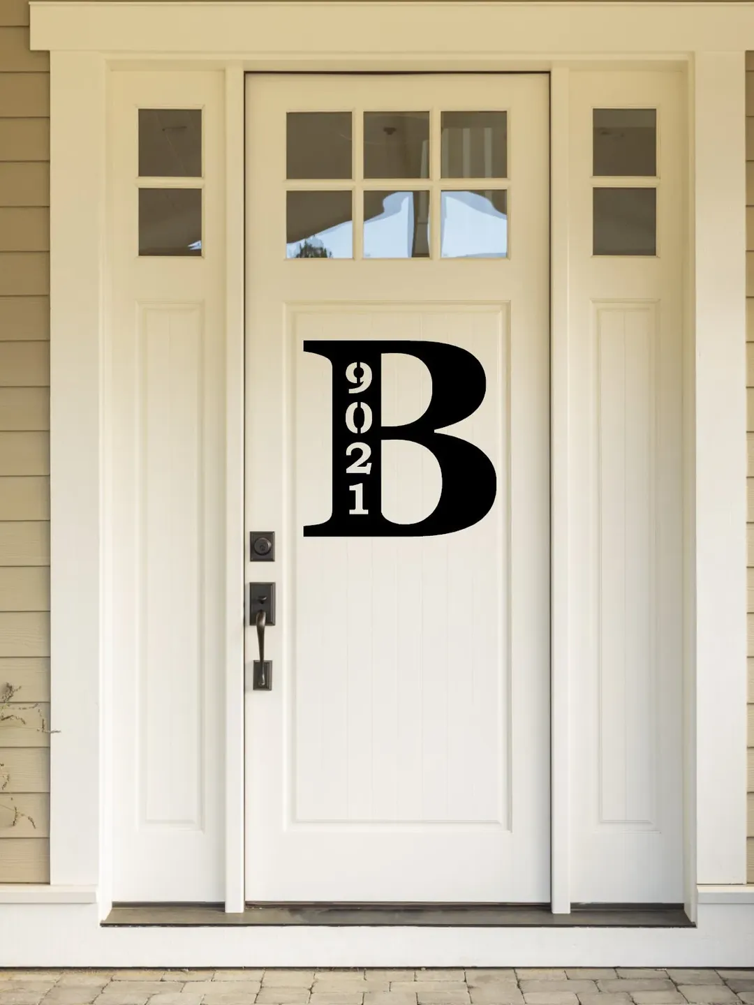 Custom Letter Sign, Large Letter Address Decor, Home Street Address Number Plaque in Large Letter, Last Name Letter Metal Sign