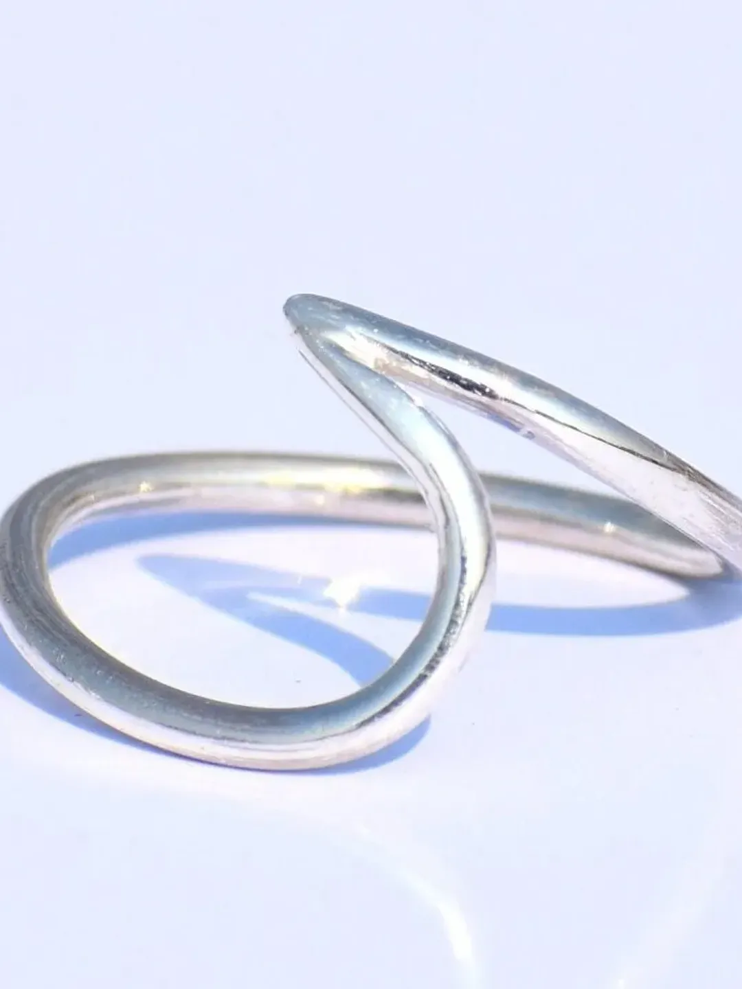 Wave Ring, Surfer Ring, 925 Sterling Silver Ring, Dainty Wave Ring, Pura Vida Ring, Stacking Ring, Beach Nautical Style, Wave Ring For Women