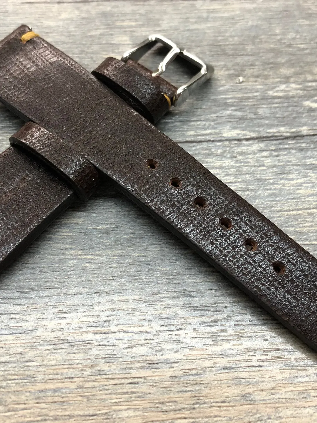 Dark Brown Watch Strap, Leather watch strap for men, Watch Strap 20mm, 19mm Leather Watch Strap, Leather Watch Band, New Year gift for him