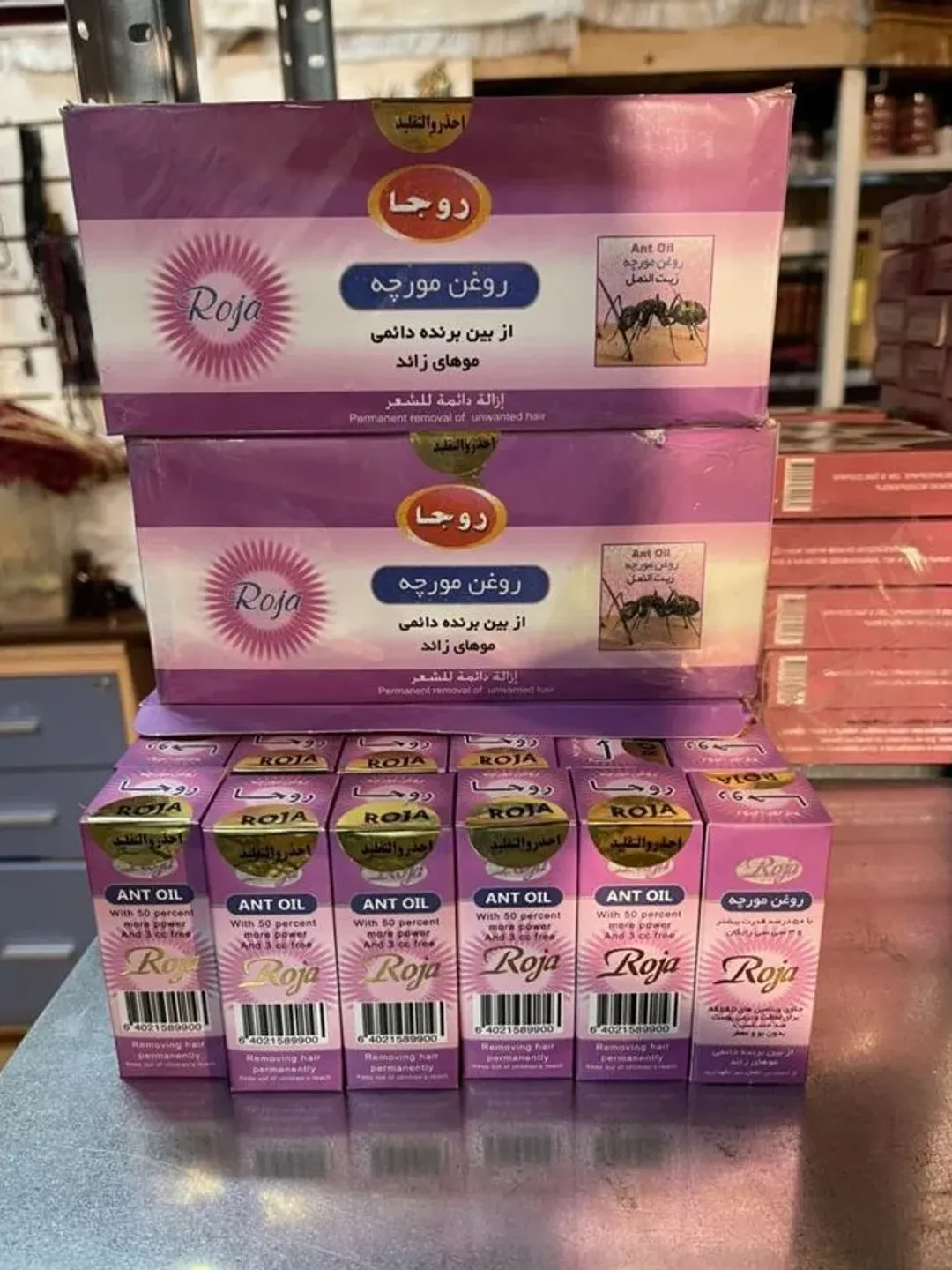 Ant oil against hair growth Roja 15ml