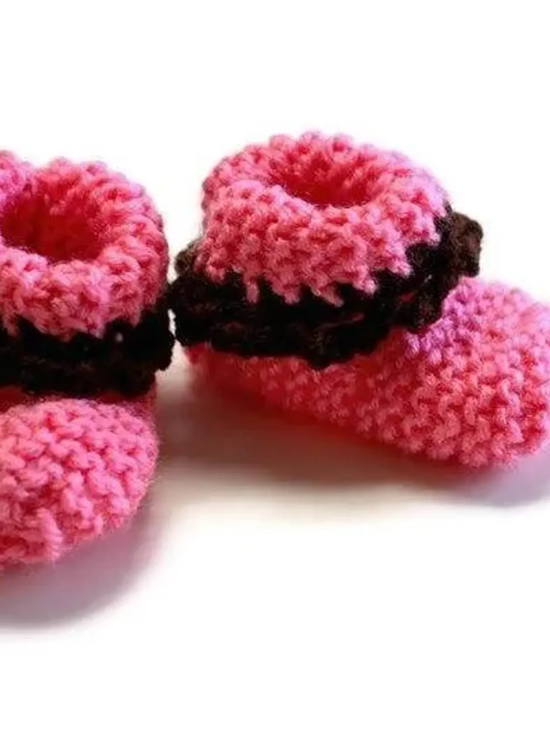 Pink and Brown Baby Shoes, Socks and Booties, Great Stocking Stuffers for Baby's First Christmas, Baby Shower Gifts Ideas, Expectant Parents