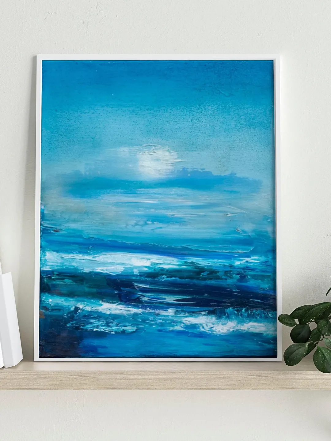 Oil Painting.Sea painting.Marine painting.Blue painting.Original Painting on Canvas.Landscape Painting.Original artwork.Paintings.Canvas Art
