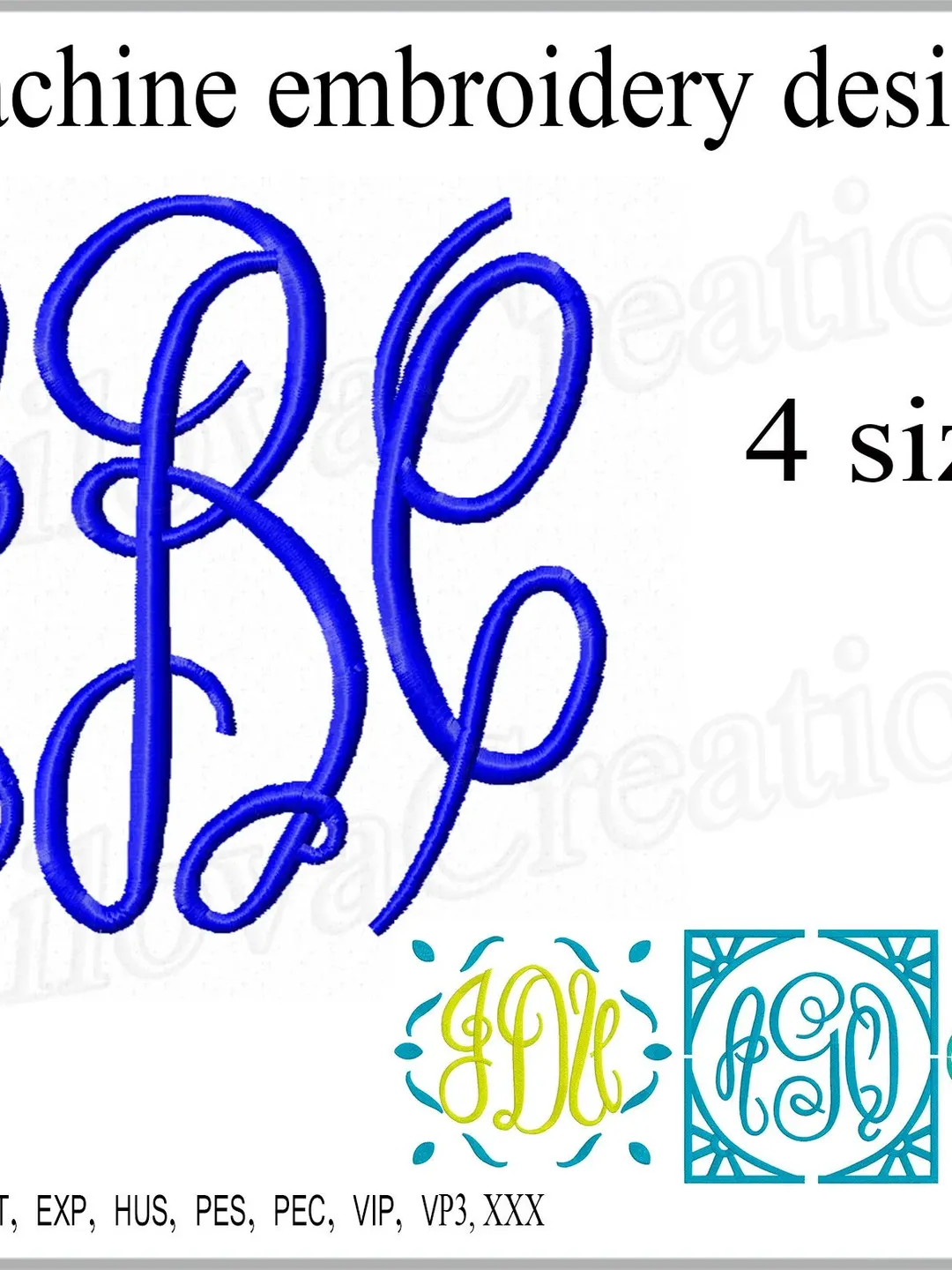 Machine embroidery designs Monogram Fonts For Embroidery Vintage alphabet Instant Download emb files