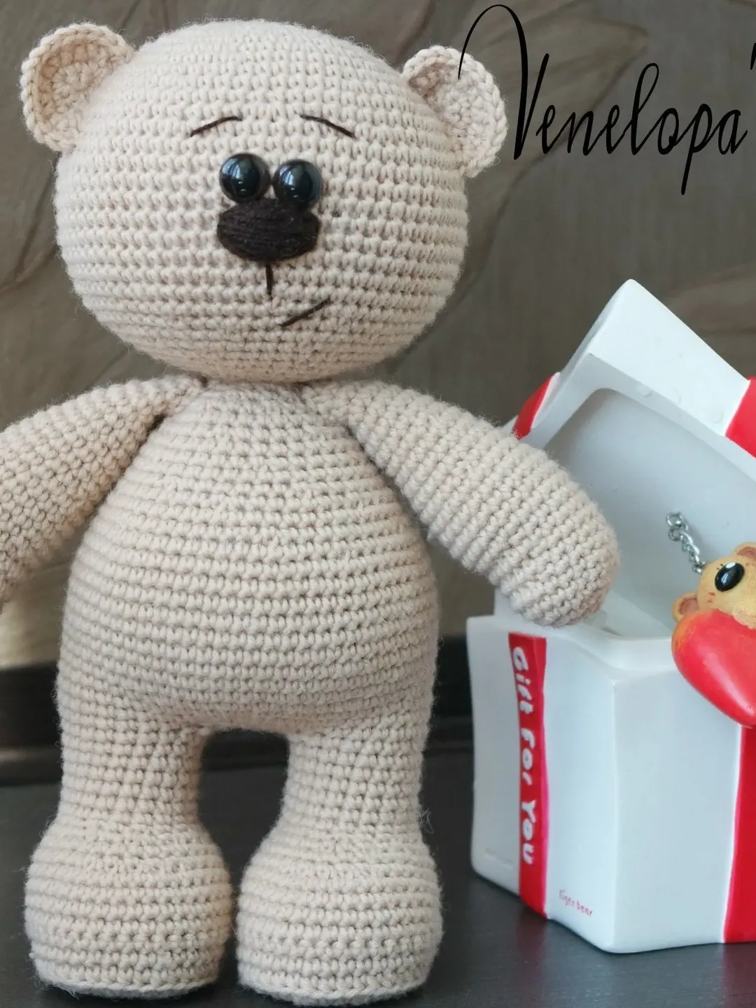 PDF Pattern Amigurumi Bear, amigurumi pdf animal crochet tutorial, bear crochet toy pattern