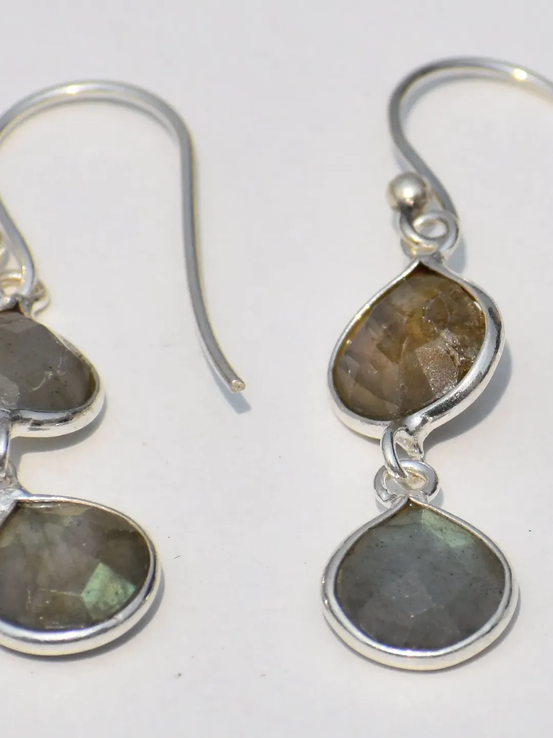 Labradorite Earrings, Natural Labradorite Earring, 925 Silver Earrings, Statement Jewelry, Birthstone Jewelry, Gift For Her, Healing Jewelry
